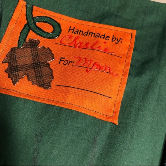 Vintage pumpkin puffy paint vest - Picture 7 of 7